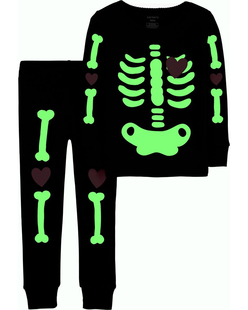 Carter/'s 4//5 Halloween Skeleton w//Pizza Boys Black T-Shirt Long Sleeve NWT 8721